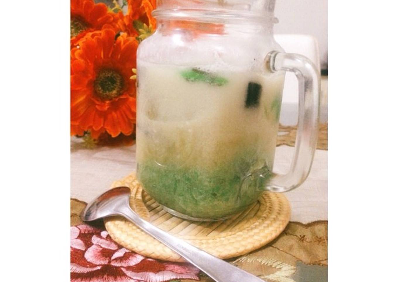 Es cendol tepung beras #bikinramadanberkesan
