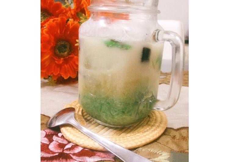 Es cendol tepung beras #bikinramadanberkesan