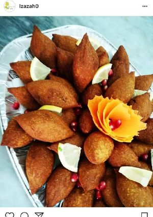 صورة لوصفة كبة الدجاج بالتوست