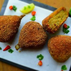 A picture of Mutton Keema Cutlet.