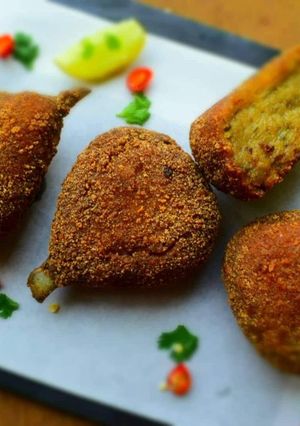 A picture of Mutton Keema Cutlet.