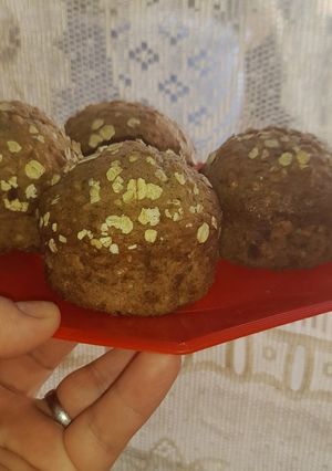 Una foto de Muffins de Banana y Avena