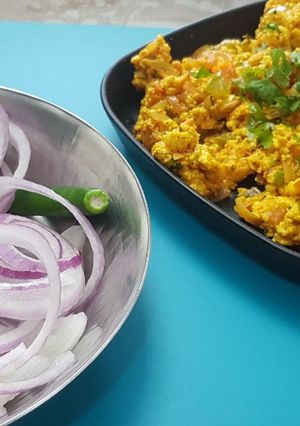 A picture of Paneer bhurji.