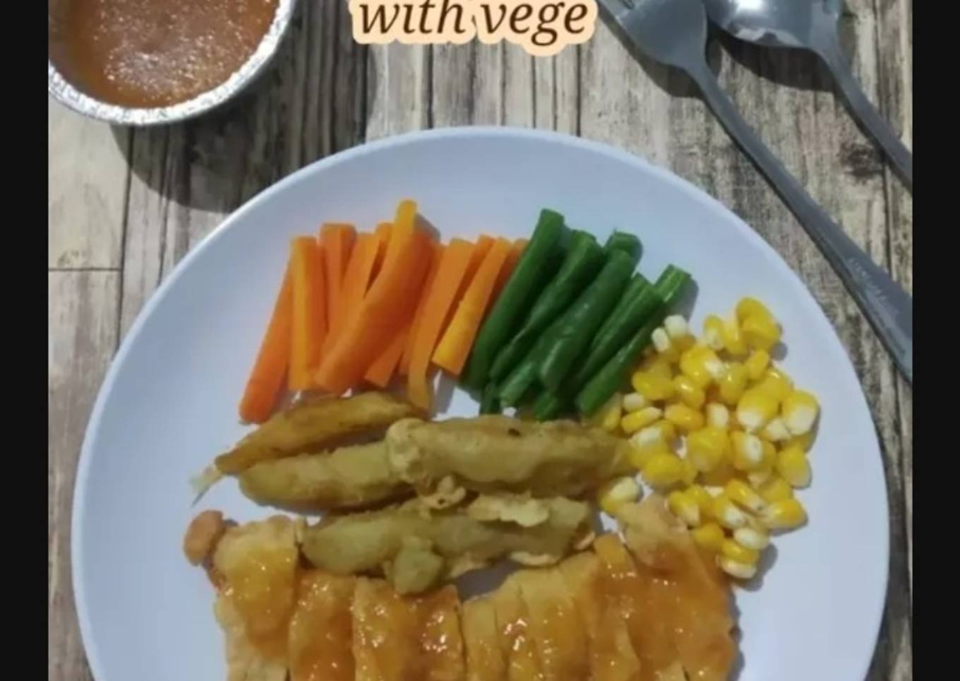 #482. Chicken Fried Steak with Vegetables