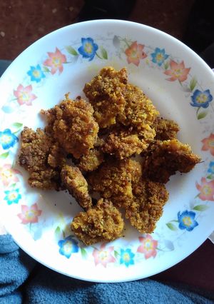 Una foto de Pollo vegano 🍗🌿