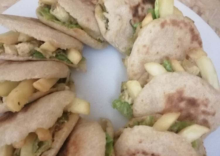 بطبوط معمر (ميني خبز ع الصاج بحشوة الدجاج 😋🤤)