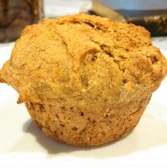 A picture of Soaked Kamut almond milk muffins.