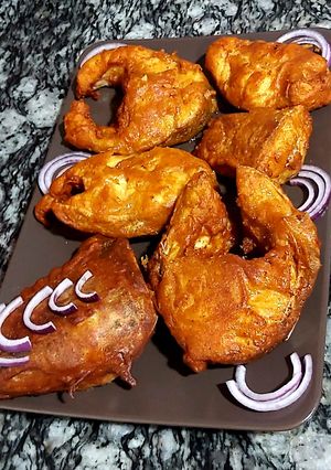 A picture of Fried fish.