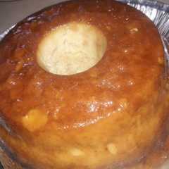 Una foto de Budín de pan con huevos