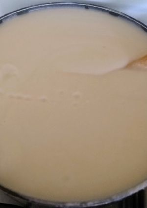 Una foto de Crema dulce de ñame
