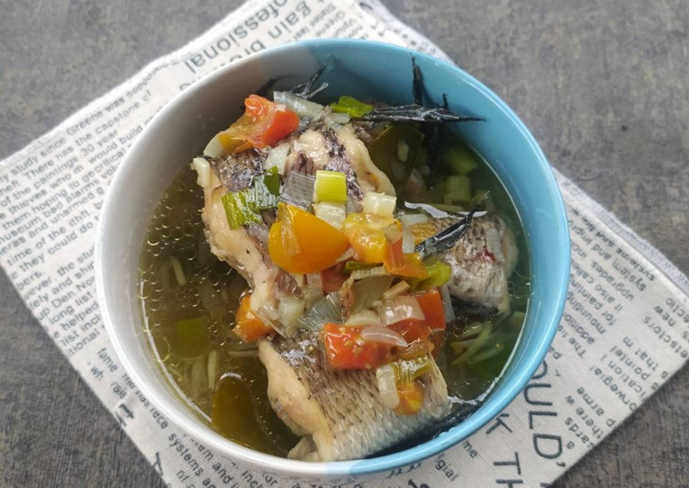 Sop asam ikan gabus