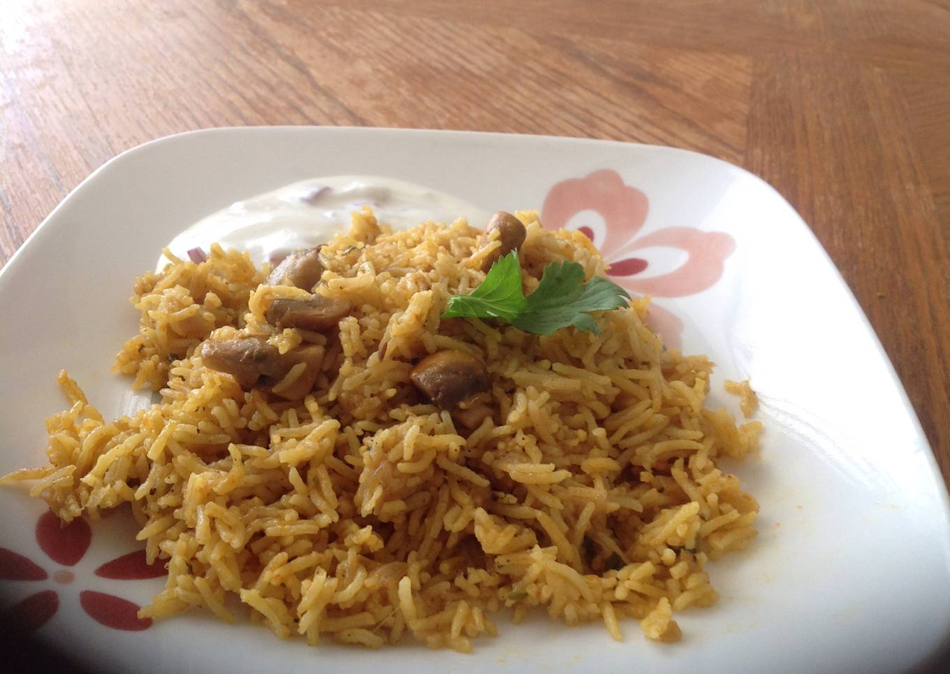 Mushroom Biryani