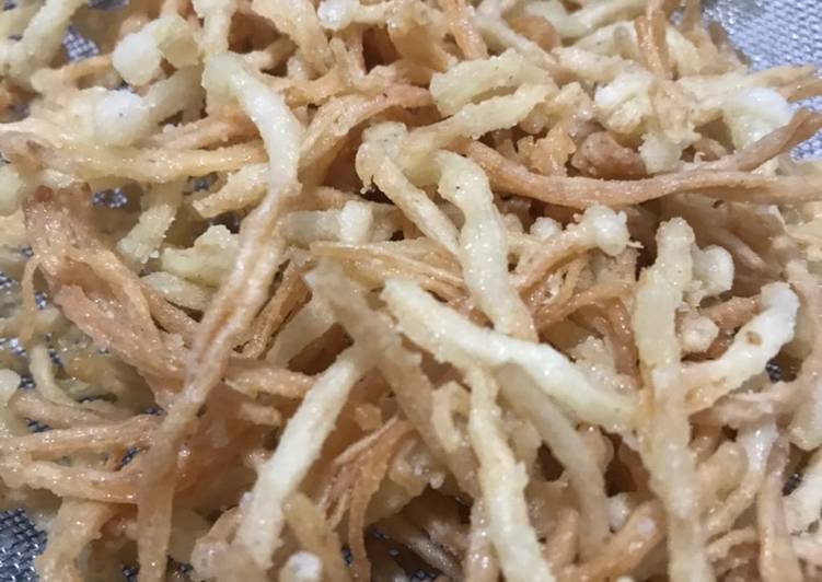 Langkah Mudah untuk Membuat Jamur enoki crispy anti gagal Anti Gagal