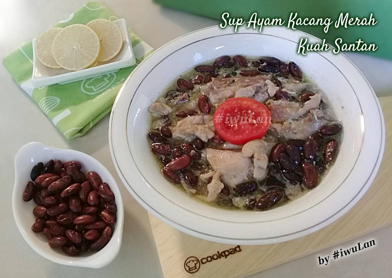 Sup Ayam Kacang Merah Kuah Santan (no msg)