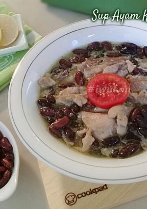 Foto resep Sup Ayam Kacang Merah Kuah Santan (no msg)