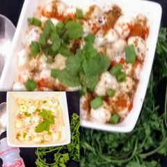 A picture of Yakult Makhana Raita.