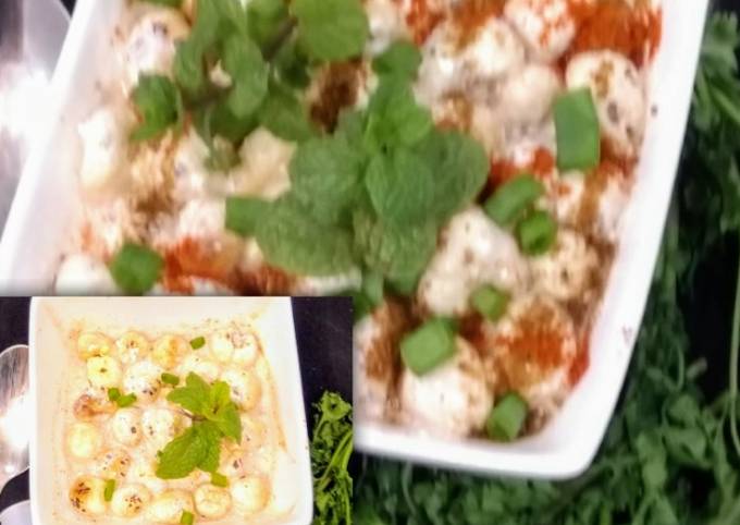 Recipe of Eric Ripert Yakult Makhana Raita