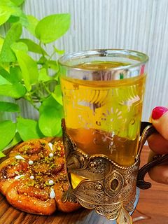 عکسی از دستور دمنوش گل زوفا و مریم گلی