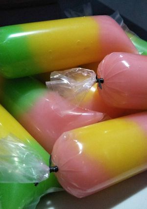 Foto resep Es mambo jelly pelangi