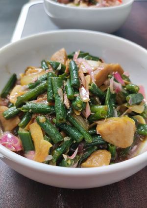 Foto resep Tumis Kacang Panjang Kecombrang