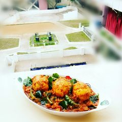 A picture of Kerala Egg Roast.