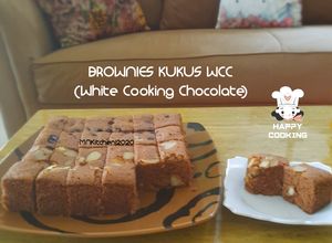 Foto resep Brownies Kukus WCC(white cooking chocolate)