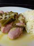 Salchichas frescas al vino en olla GM G