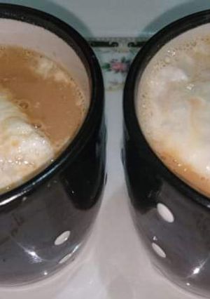 A picture of Doodh malai Chai.