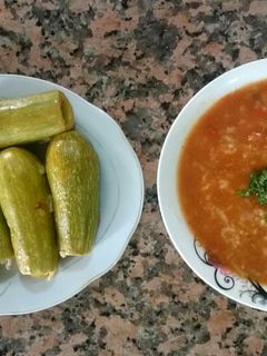 صورة لوصفة كوسا محشي مع بندورة