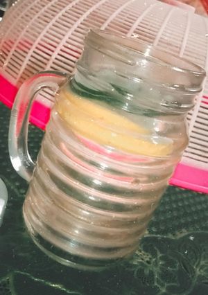 Foto resep Infused water lemon timun
