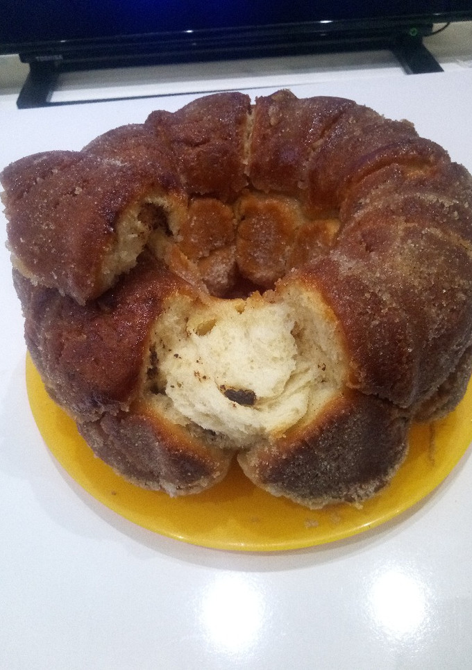 Una foto de Monkey bread con virutas de chocolate