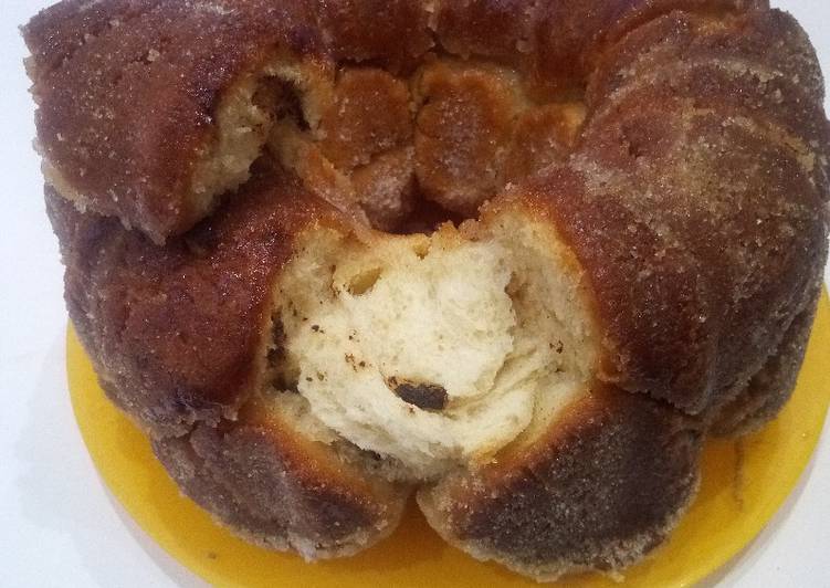 Monkey bread con virutas de chocolate