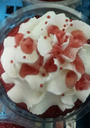 Φωτογραφία της συνταγής Red velvet cupcake