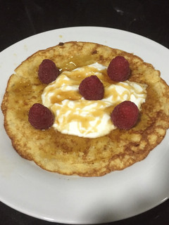 Una foto de Tortitas de plátano