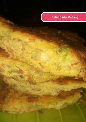 Foto resep 53.Telur Dadar Padang