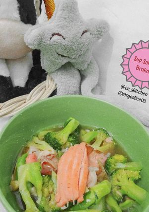 Foto resep Sup Salmon Brokoli
