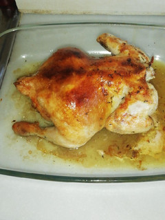 Una foto de Pollo asado al horno