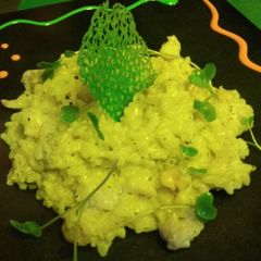 A picture of This is seafood resotto.