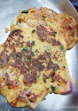A picture of Eggless Omelette.