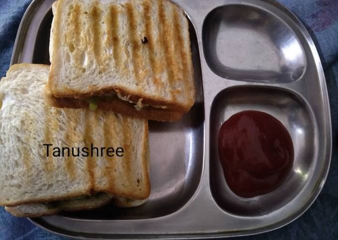 Steps to Prepare Homemade Toast Sandwich