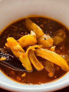 A picture of Raw mango chutney.