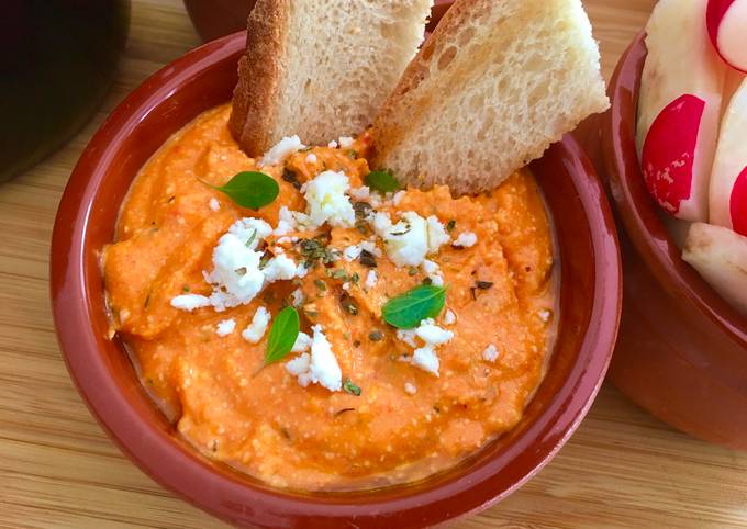 Ricetta Ktipiti Salsa Greca Di Peperoni E Feta Di Mara Cookpad