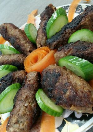 A picture of Stovetop Grilled Kofta (No Grill Needed).