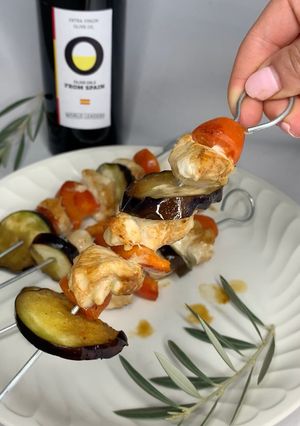 Hähnchenspieße Rezepthauptbild