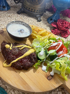 عکسی از دستور استیک گوشت رژیمی
