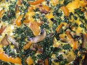 A picture of kale pie