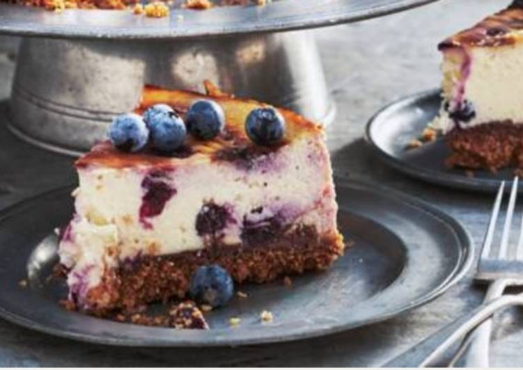 Blueberry cheesecake