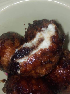 A picture of Chocolate puff puff.