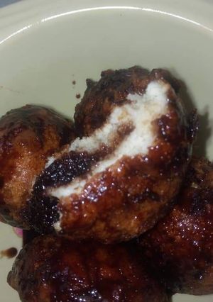A picture of Chocolate puff puff.