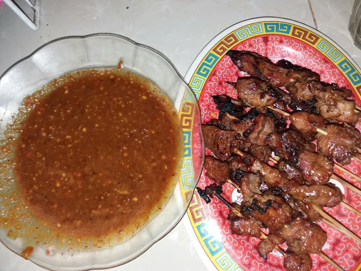 Standar Bagaimana cara memasak Sate kambing dan hati sapi madura yang menggugah selera